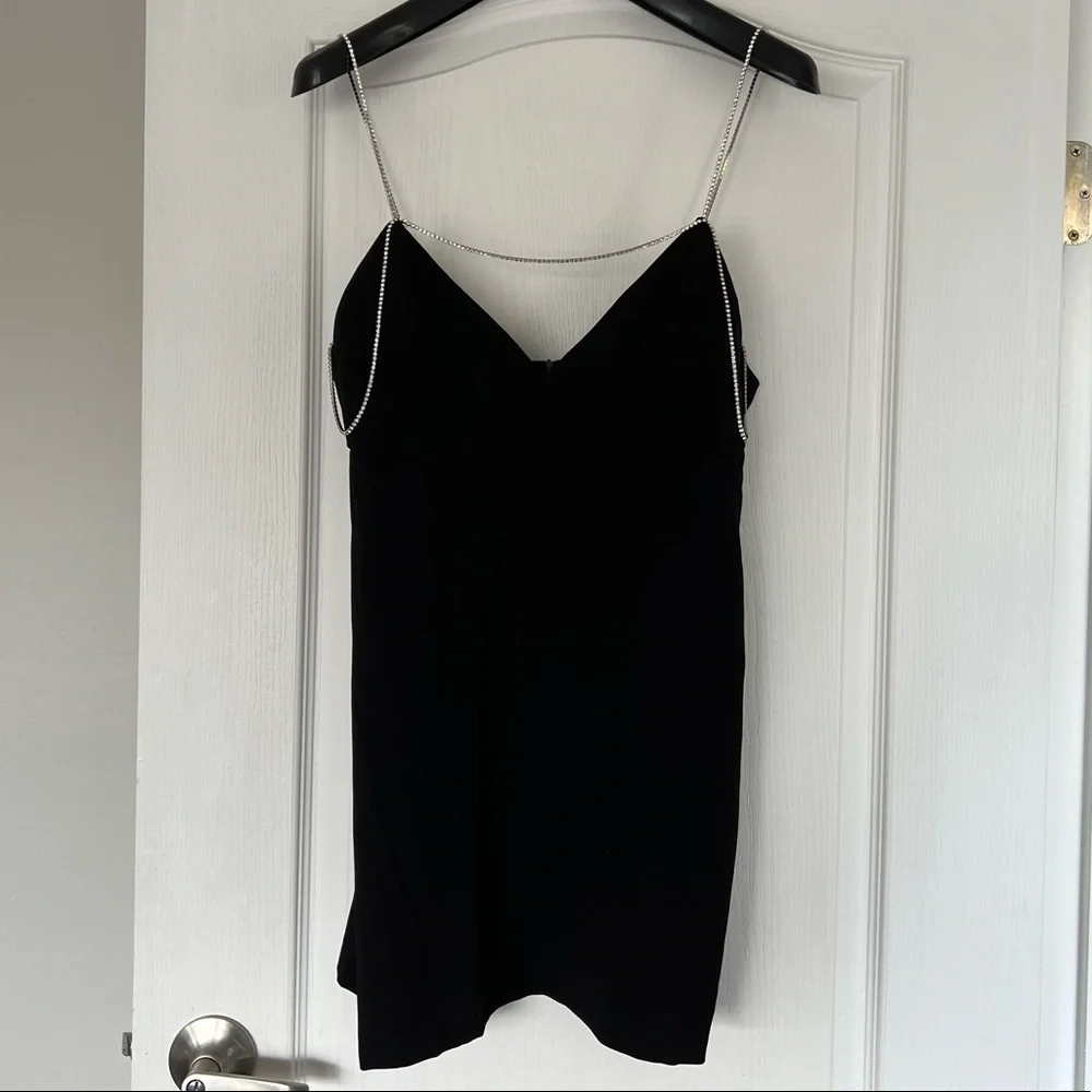 zara Rhinestone Strap Mini Dress - Picture 7 of 9